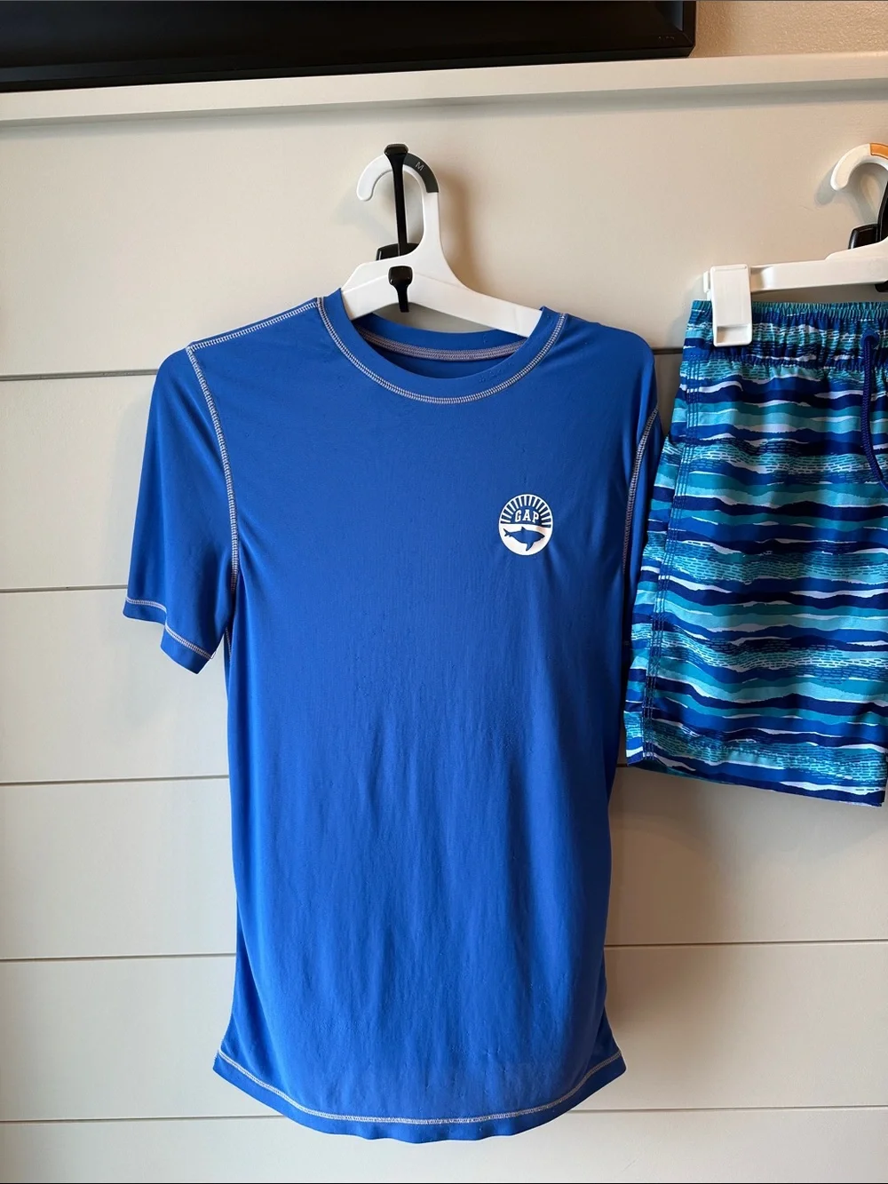Gap kids boys swim trunks and shirt